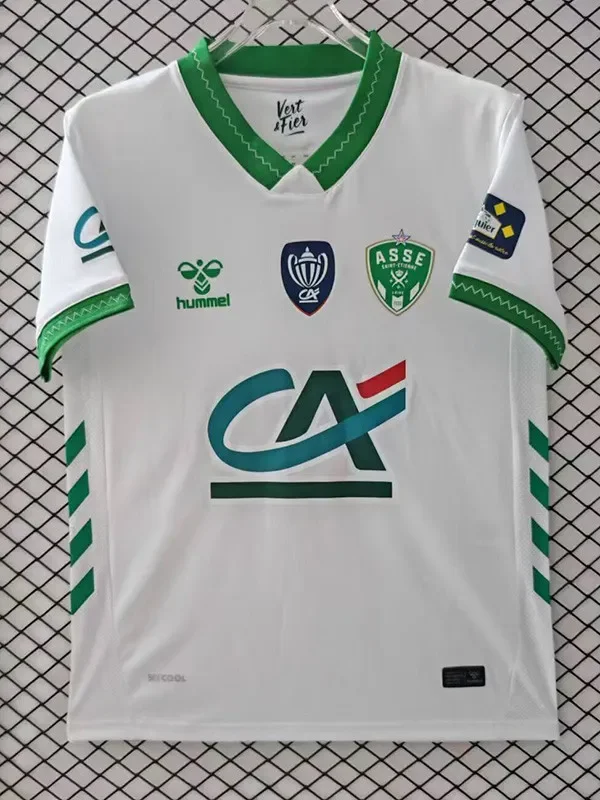26-27 Saint Etienne White Special Edition Fans Soccer Jersey (CA)