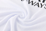 26-27 PSG White Gray Half Pull Tracksuit (半拉链)