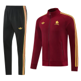 26-27 Roma Brown Red Jacket Tracksuit #01