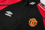 25-26 Man Utd Black Jacket Tracksuit #02