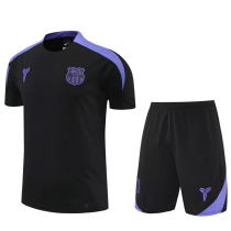 25-26 BAR Black Training Short Suit