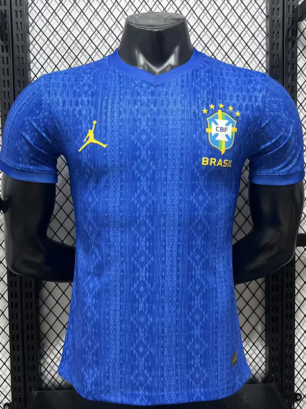 26-27 Brazil Blue Special Edition Player Version Soccer Jersey (JD)