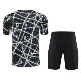 25-26 CHE Grey Black Training Short Suit