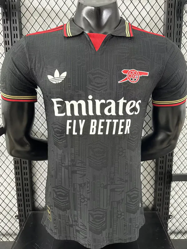25-26 ARS Black Special Edition Player Version Training Shirts (三叶)