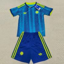 26-27 Colombia Away Kids Soccer Jersey