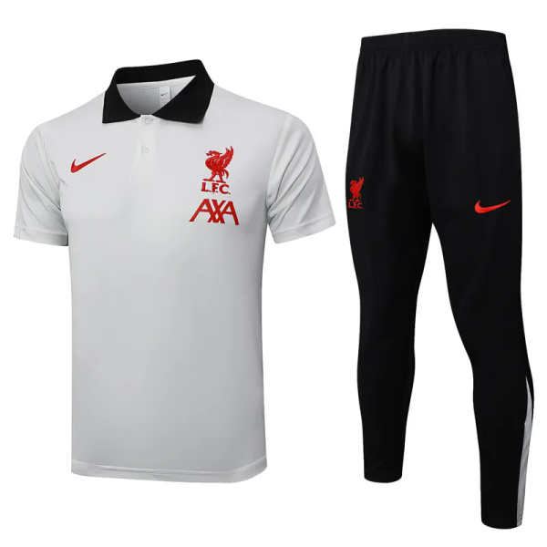 25-26 LIV White Short shirts and Long trousers Suit #C1159