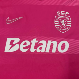 25-26 Sporting Lisbon Pink Fans Soccer Jersey