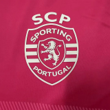 25-26 Sporting Lisbon Pink Fans Soccer Jersey