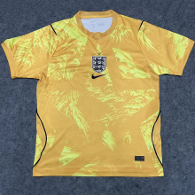 26-27 England Yellow Goalkeeper Fans Soccer Jersey