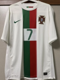2010 Portugal Away Player Version 球员 Retro Soccer Jersey