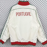2010-2011 Portugal White Retro Windbreaker