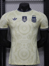 26-27 Argentina Beige Player Version Training shirts