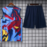 25-26 BAR Light blue Tank top and shorts suit