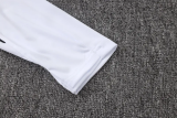 26-27 PSG White Half Pull Tracksuit #B26029(半拉链)