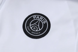 26-27 PSG White Half Pull Tracksuit #B26029(半拉链)