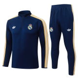 26-27 RMA Royal blue Half Pull Tracksuit #B26028(半拉链)