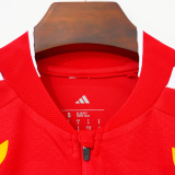 26-27 Germany Red Top Half Pull Tracksuit (半拉上衣)