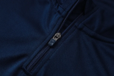 26-27 Spain Royal blue Kids Half Pull Tracksuit #E26024(童装)(半拉链)