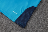26-27 Spain Lake blue Kids Half Pull Tracksuit #E26023(童装)(半拉链)