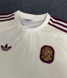 26-27 Spain White Casual Edition Fans Training shirts