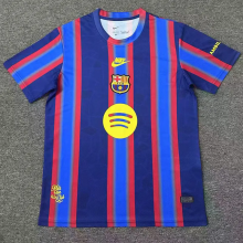 25-26 BAR Blue Red Training shirts (中间标)