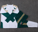 26-27 Italy White Kids Half Pull Tracksuit #E26015(童装)(半拉链)