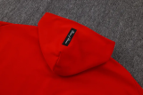25-26 Man Utd Red Hoodie Jacket Tracksuit #F642