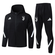25-26 JUV Black Hoodie Jacket Tracksuit #F640
