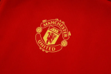 25-26 Man Utd Red Hoodie Jacket Tracksuit #F642