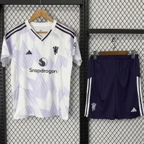 25-26 Man Utd Away Kids Soccer Jersey