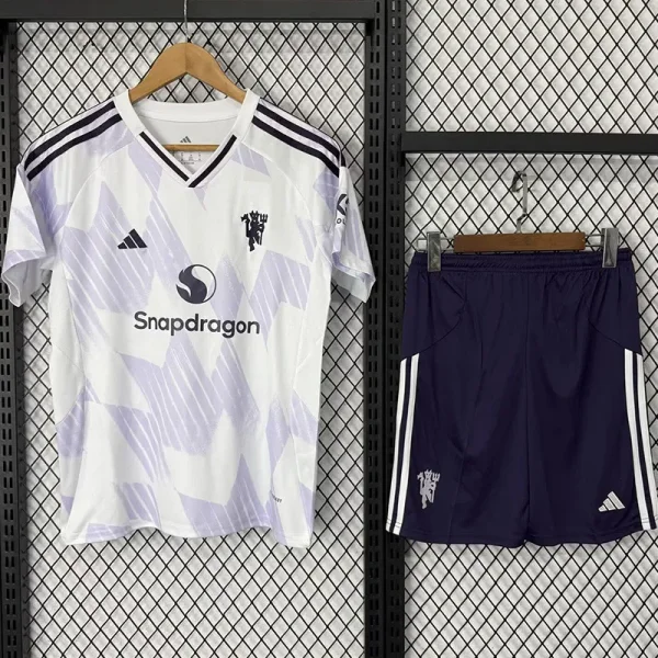 25-26 Man Utd Away Kids Soccer Jersey