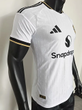 26-27 Man Utd White Player Version Soccer Jersey
