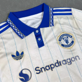 26-27 Man Utd White Polo Short Sleeve