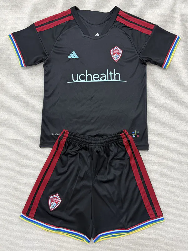 26-27 Colorado Rapids Home Kids Soccer Jersey