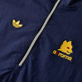 26-27 Roma Royal blue Half Pull Windbreaker (半拉风衣)