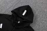 25-26 Ajax Black Hoodie Jacket Tracksuit #F639