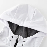 25-26 Real Betis Black White Windbreaker Suit (Hoodie)(风衣套装)