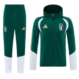 25-26 Italy Green Windbreaker Suit (Hoodie)(风衣套装)