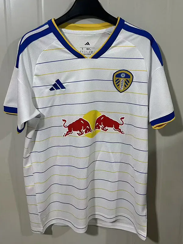 26-27 Leeds United Home Fans Soccer Jersey