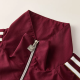 26-27 ARS Brown Red Half Pull Windbreaker (半拉风衣)