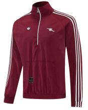 26-27 ARS Brown Red Half Pull Windbreaker (半拉风衣)