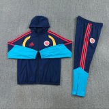 26-27 Colombia Royal Blue Windbreaker Suit (Hoodie)(风衣套装)