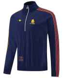26-27 Roma Royal blue Half Pull Windbreaker (半拉风衣)