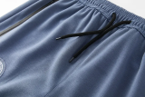 26-27 PSG Grey Blue Hoodie Jacket Tracksuit #01