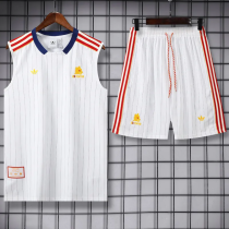 26-27 Roma White Tank top and shorts suit