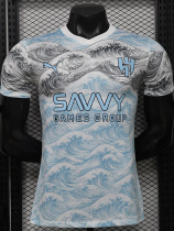 2026 Al-Hilal Grey Blue Special Edition Player Version Soccer Jersey