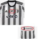 22-23 JUV Home Player Version Soccer Jersey