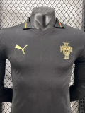 25-26 Portugal Black Special Edition Long Sleeve Player Version Soccer Jersey (长袖球员)