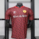 26-27 Man Utd Red Retro Casual Training shirts