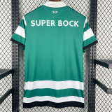 2018-2019 Sporting Lisbon Home Retro Soccer Jersey